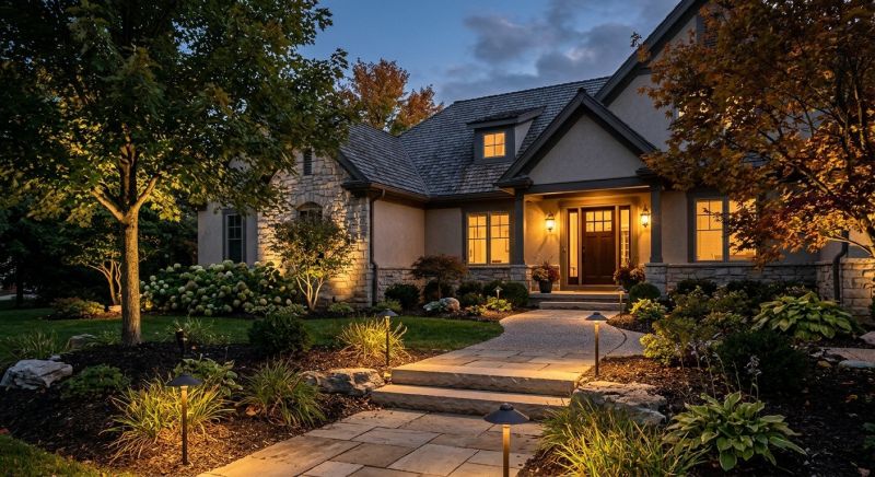 Courtyard Light Installation in Denver, CO