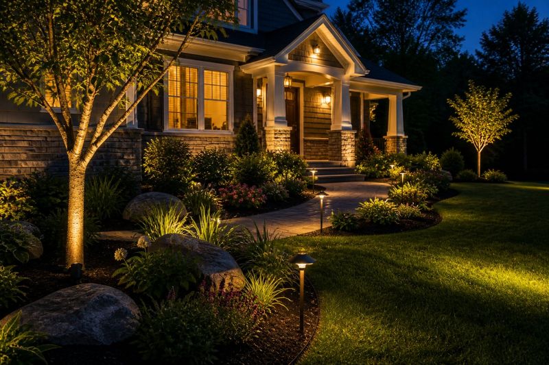 Garden Lighting Installation in Alpharetta, GA