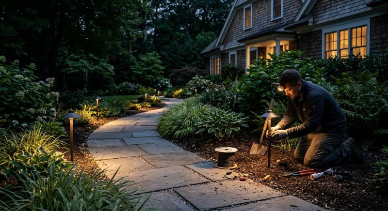 Landscape Lighting Installation in Denver County, CO