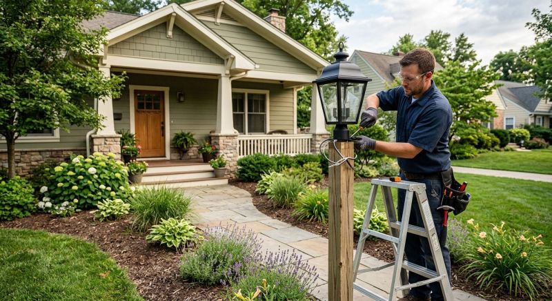 Step Lighting Installation in Olathe, KS